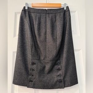 Ann Taylor Wool Pencil Skirt